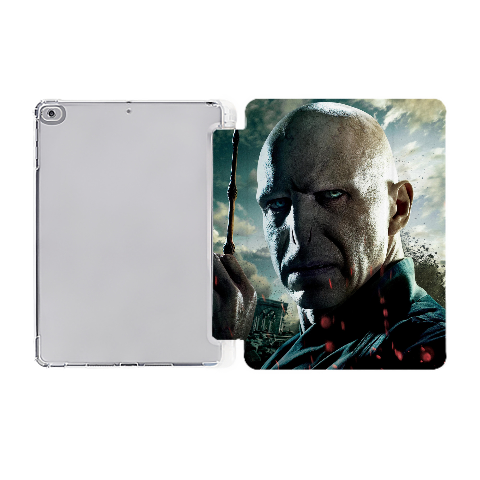 （画像用） Harry Potter ハリー・ポッターシリーズ IPad ケース ペン収納付き 三つ折りスタンド PUレザー×シリコン 対応機種9.5/10.5/10.9インチ